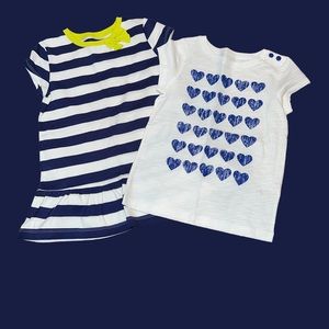 (2) Carters Tops Size 5
